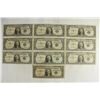 Image 1 : 10 ASSORTED 1957 $1 SILVER CERTIFICATES