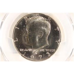 1973-D KENNEDY HALF DOLLAR PCGS MS65