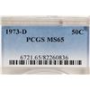 Image 3 : 1973-D KENNEDY HALF DOLLAR PCGS MS65