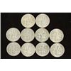 Image 2 : 10 ASSORTED SILVER ROOSEVELT DIMES