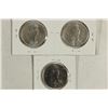 Image 2 : 1922,22-S & 25 PEACE SILVER DOLLARS UNC