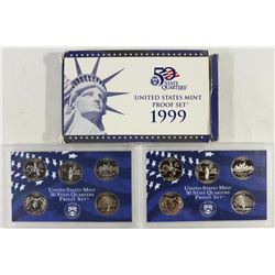 1999 US PROOF SET (WITH BOX)