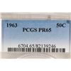 Image 3 : 1963 FRANKLIN HALF DOLLAR PCGS PR65
