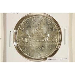 1966 CANADA SILVER DOLLAR UNC