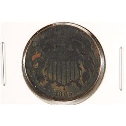 1865 US TWO CENT PIECE