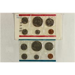 1978 US MINT SET (UNC) P/D (WITH ENVELOPE)