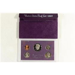 1987 US PROOF SET (WITH BOX)
