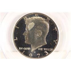 1973-S KENNEDY HALF DOLLAR PCGS PR69 DCAM