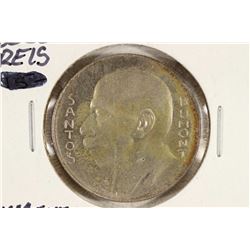 1938 BRAZIL SILVER 5000 REIS .1929 OZ. ASW