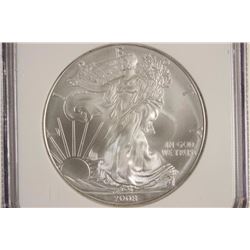 2008 AMERICAN SILVER EAGLE NGC MS69 EARLY RELEASES