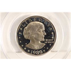 1980-S SBA DOLLAR PCGS PR69 DCAM