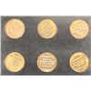 Image 2 : 6 BRASS TOKEN SET OF THE MERCURY III,IV,VI,VII,
