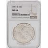 Image 1 : 1881-S $1 Morgan Silver Dollar Coin NGC MS64