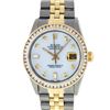 Image 1 : Rolex Mens Two Tone 14KT Yellow Gold 2.75ctw Diamond Datejust Wristwatch