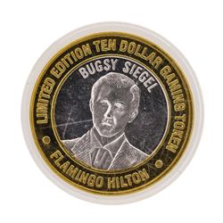 .999 Silver Flamingo Hilton Las Vegas, Nevada $10 Casino Limited Edition Gaming