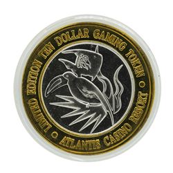 .999 Silver Atlantis Casino Resort Reno, NV $10 Casino Limited Edition Gaming To