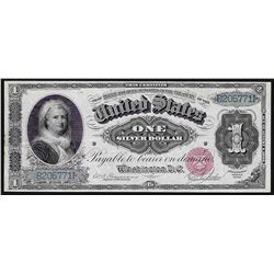 1886 $1 Silver Certificate Martha Washington Note