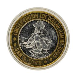 .999 Silver Sam Boyds California Hotel $10 Casino Limited Edition Gaming Token