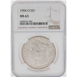 1904-O $1 Morgan Silver Dollar Coin NGC MS63