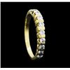 Image 4 : 18KT Yellow Gold Ladies 0.30ctw Diamond Ring