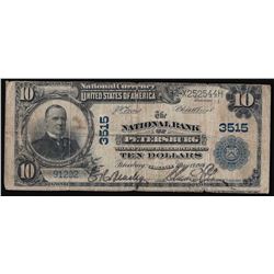 1902 $10 The National Bank of Petersburg Currency Note