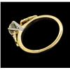 Image 3 : 14KT Tri-Color Gold 0.69ctw Diamond Ring