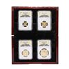 Image 1 : 2010 American Gold Eagle (4) Coin Set NGC MS70 Early Release