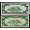 Image 2 : Lot of (2) 1934 $10 Federal Reserve Notes