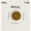 Image 1 : 1745 Felipe V Spanish 1/2 Escudos Gold Coin