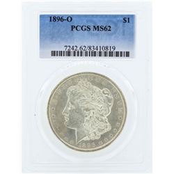 1896-O $1 Morgan Silver Dollar Coin PCGS MS62