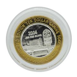 .999 Silver Slots A Fun Casino Las Vegas, NV $10 Limited Edition Casino Gaming T