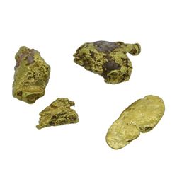 Lot of (4) Gold Nuggets 3.5 Grams