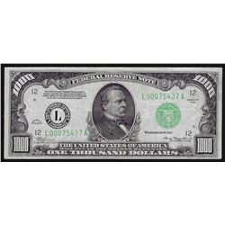 1934 $1000 Federal Reserve Note San Francisco