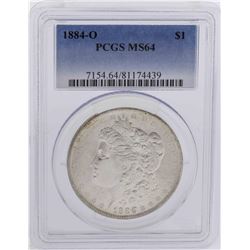 1884-O $1 Morgan Silver Dollar Coin PCGS MS64