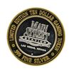 Image 1 : .999 Silver Main Street Station Las Vegas, NV $10 Limited Edition Casino Gaming