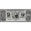 Image 1 : 1800s $5 Piscataqua Exchange Bank Obsolete Note