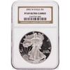 Image 1 : 2002-W $1 American Silver Eagle Coin NGC PF69 Ultra Cameo