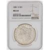 Image 1 : 1881-S $1 Morgan Silver Dollar Coin NGC MS64