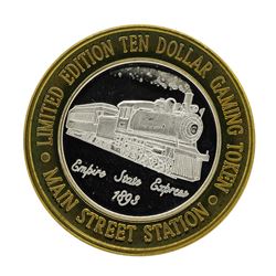 .999 Silver Main Street Station Las Vegas, NV $10 Limited Edition Casino Gaming