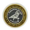 Image 2 : .999 Silver Treasure Island Las Vegas $10 Casino Limited Edition Gaming Token