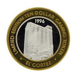 .999 Silver El Cortez Las Vegas, Nevada $10 Limited Edition Gaming Token
