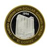Image 1 : .999 Silver El Cortez Las Vegas, Nevada $10 Limited Edition Gaming Token