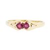 Image 1 : 14KT Yellow Gold 0.20ctw Ruby and Diamond Ring