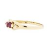 Image 2 : 14KT Yellow Gold 0.20ctw Ruby and Diamond Ring