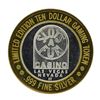 Image 2 : .999 Silver Slots A Fun Casino Las Vegas, NV $10 Limited Edition Casino Gaming T