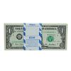 Image 1 : Pack of (100) Consecutive 2001 $1 Federal Reserve STAR Notes Chicago