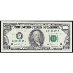 1990 $100 Federal Reserve STAR Note
