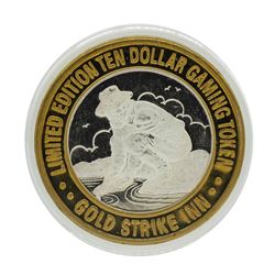 .999 Silver Gold Strike Inn Boulder City, Nevada $10 Limited Edition Casino Gami