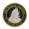 Image 2 : .999 Silver Limted Edition Native American Series $10 Limited Casino Gaming Toke