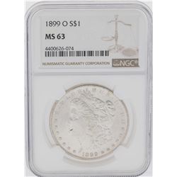 1899-O $1 Morgan Silver Dollar Coin NGC MS63